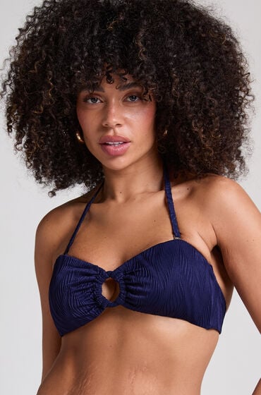 Hunkemöller Bandeau bikinitop Cozumel blå