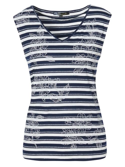 KOROSHI Shirts  navy / sølv / hvid