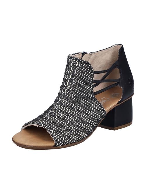Rieker Sandaler  sort / hvid