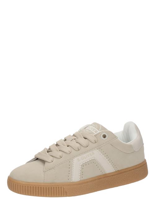Se s.Oliver Sneaker low  beige / uldhvid ved About You