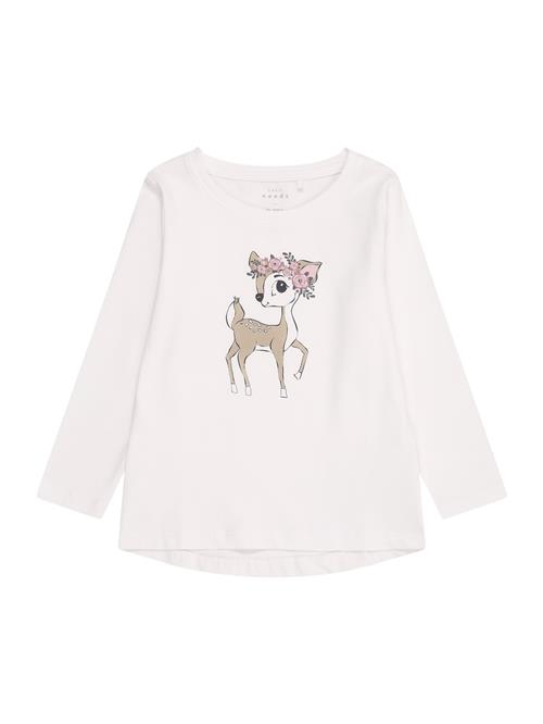 NAME IT Bluser & t-shirts 'NMFVIX'  brokade / lyserød / sort / hvid