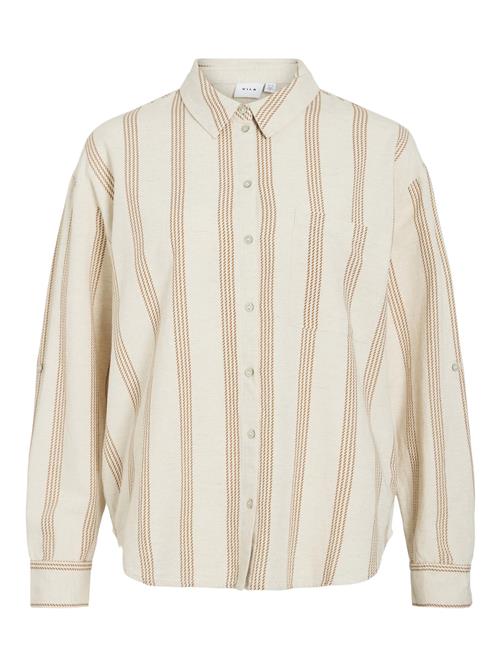 Se VILA Bluse  creme / brun ved About You