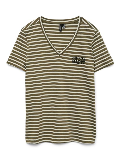 VERO MODA Shirts  oliven / sort / hvid