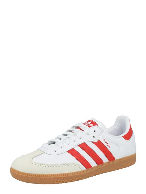 ADIDAS ORIGINALS Sneaker low 'Samba OG'  beige / rød / hvid