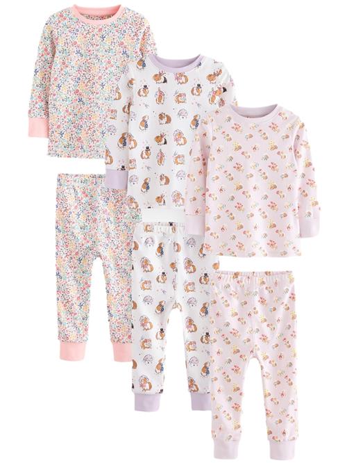 Next Nattøj 'Cath Kidston'  brun / lilla / lyserød / hvid