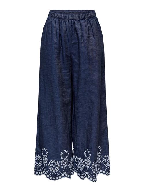 JDY Bukser 'JDYMargot'  navy / hvid