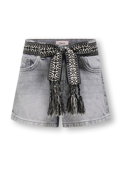 ONLY GIRLS Jeans 'KOGELLA'  grey denim / sort / hvid