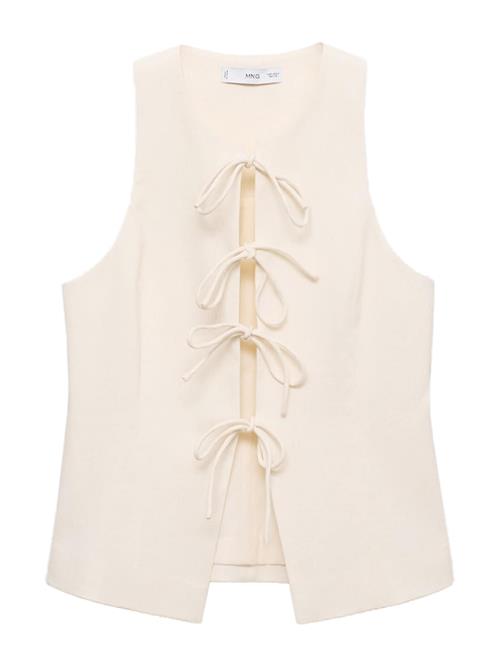 MANGO Jakkesætsvest 'ANA'  lysebeige