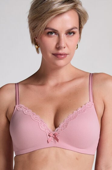 Hunkemöller Formstøbt bh uden bøjle Lola Lyserød