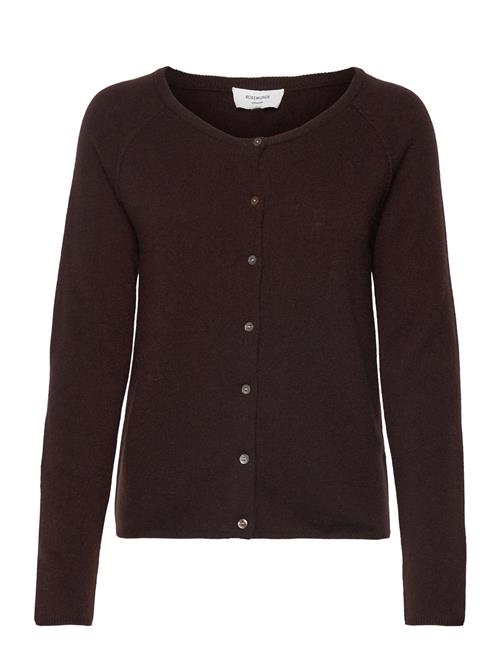Rwlaica Cashmere Ls O-Neck Raglan C Rosemunde Brown
