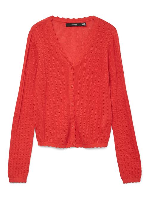 VERO MODA Cardigan 'VMLuxlight'  rød