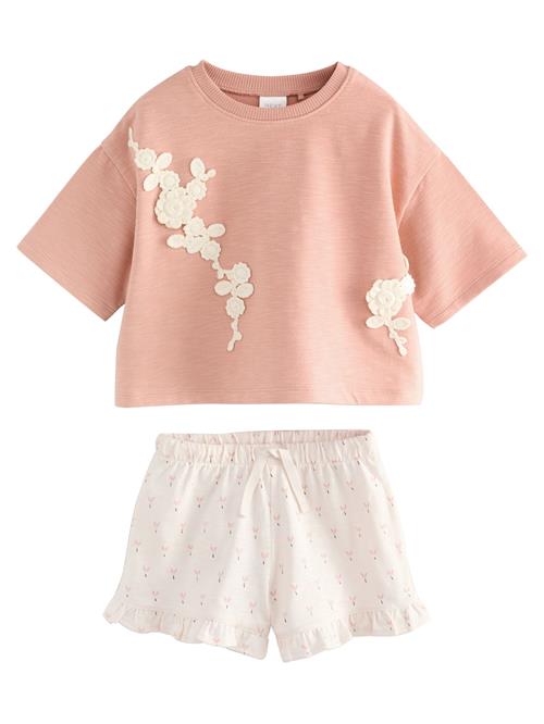 Next Sæt  lyserød / pastelpink / sort