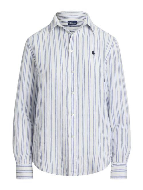 Polo Ralph Lauren Bluse 'CLASSIC'  mørkeblå / hvid