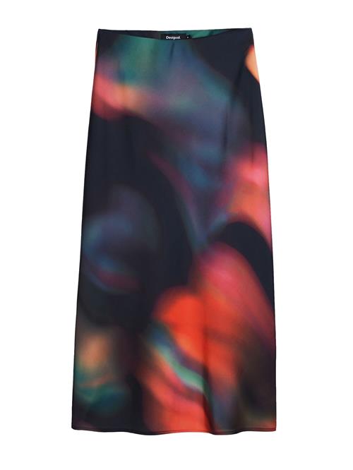 Desigual Nederdel  natblå / orange / rød