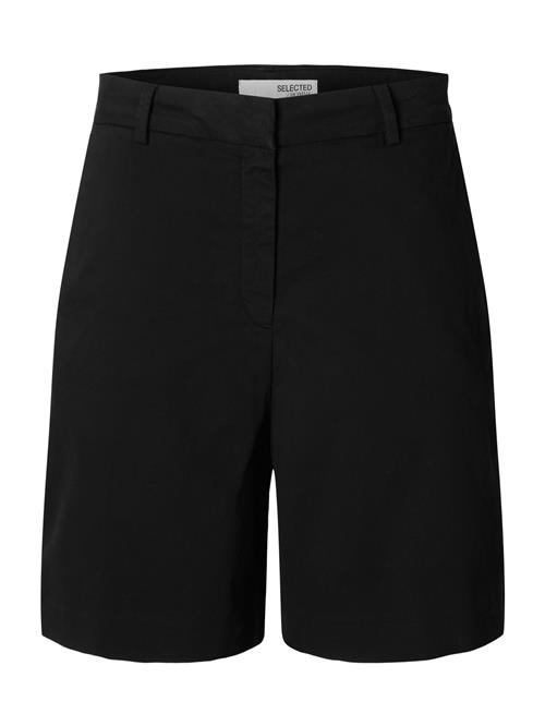SELECTED FEMME Lærredsbukser 'SLFVienna'  sort