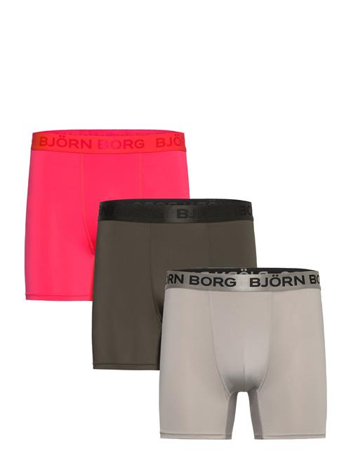 Sports Microfiber Boxer 3P Björn Borg Patterned