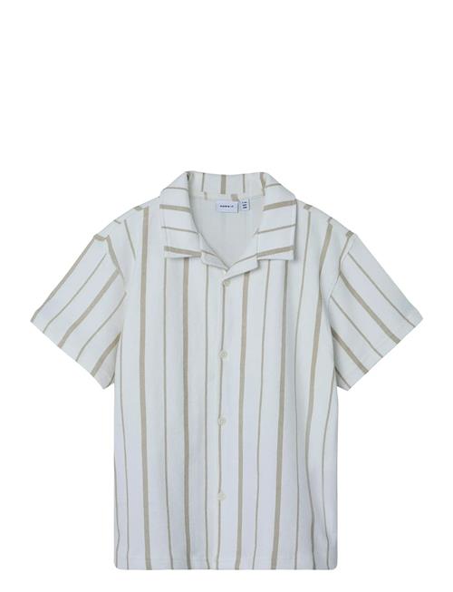 Nkmfigaro Ss Nreg Resort Shirt Name It White