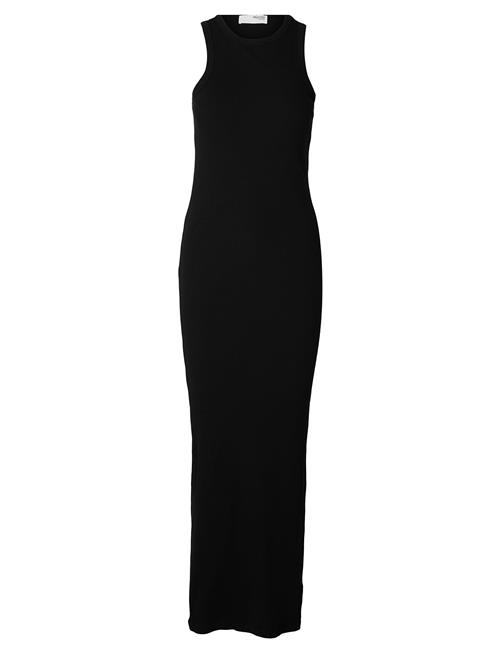 Slfanna Sl Ankle Tank Dress Selected Black