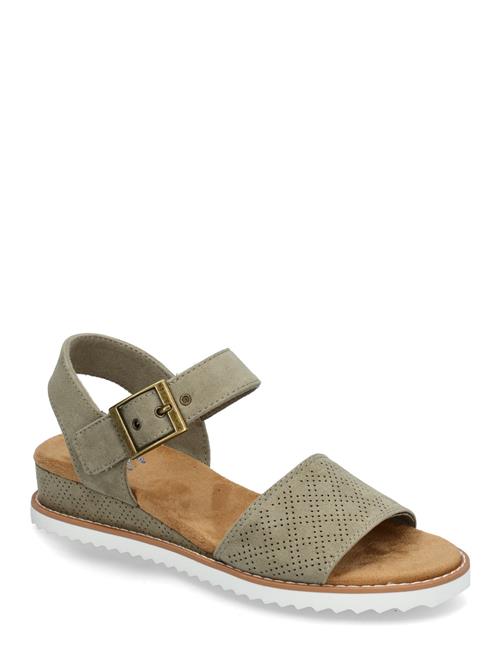 Womens Bobs Desert Kiss Sandal Skechers Black