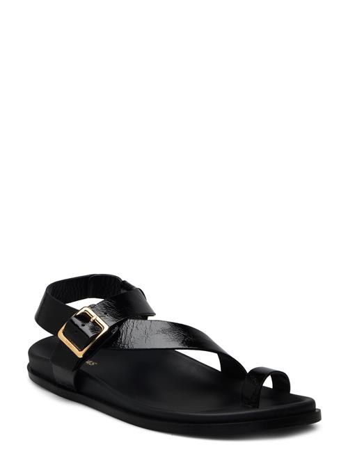 Siren Leather Sandals ALOHAS Black