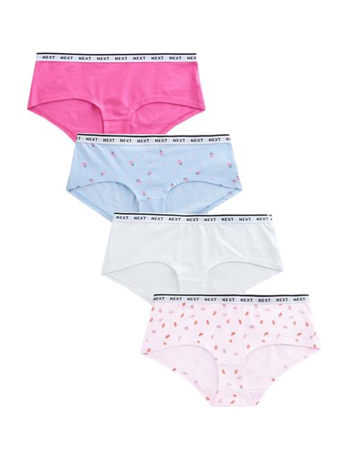 Next Slip  lyseblå / pink / sort / hvid