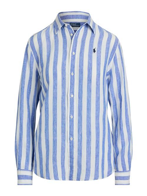 Polo Ralph Lauren Bluse 'CLASSIC'  blå / hvid