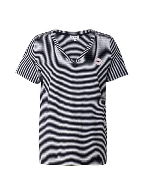 s.Oliver Shirts  lyserød / sort / hvid