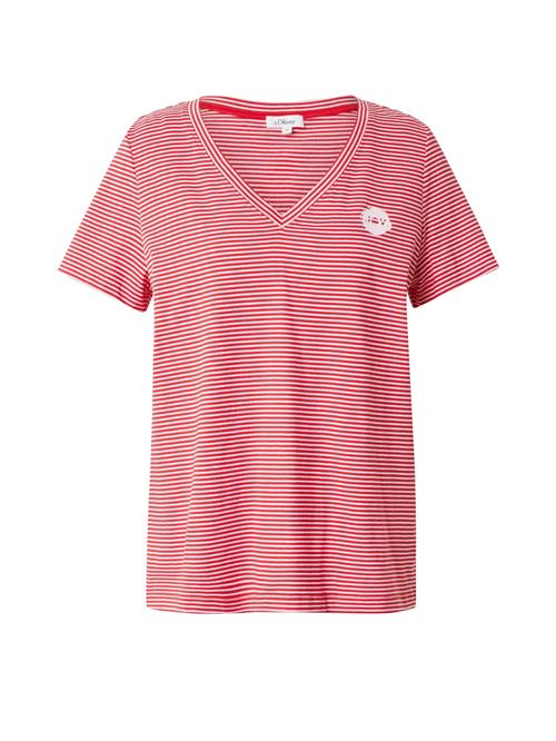 s.Oliver Shirts  rød / hvid