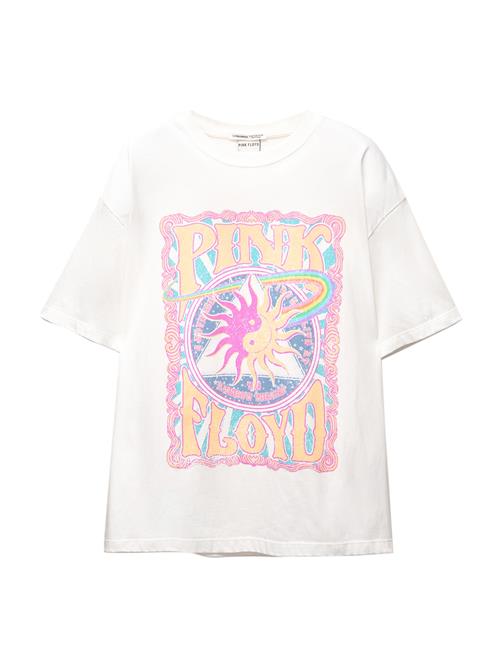 Pull&Bear Shirts 'PINK FLOYD YING YANG'  turkis / gul / pink / offwhite