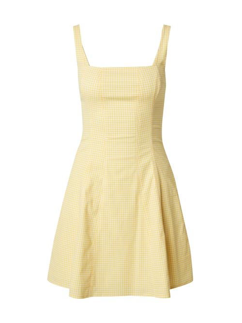 Abercrombie & Fitch Sommerkjole 'MILA CLASSIC'  gul / hvid