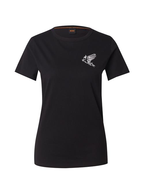 BOSS Shirts 'C Elogo 21'  sort / hvid