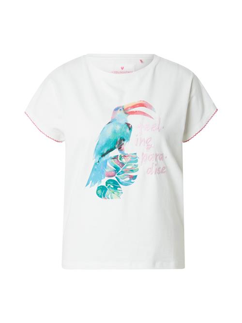 LIEBLINGSSTÜCK Shirts 'CaiaL'  turkis / grøn / lyserød / offwhite