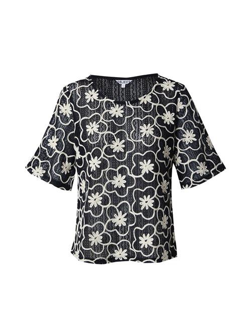 OBJECT Bluse 'OBJCALLA'  sort / hvid