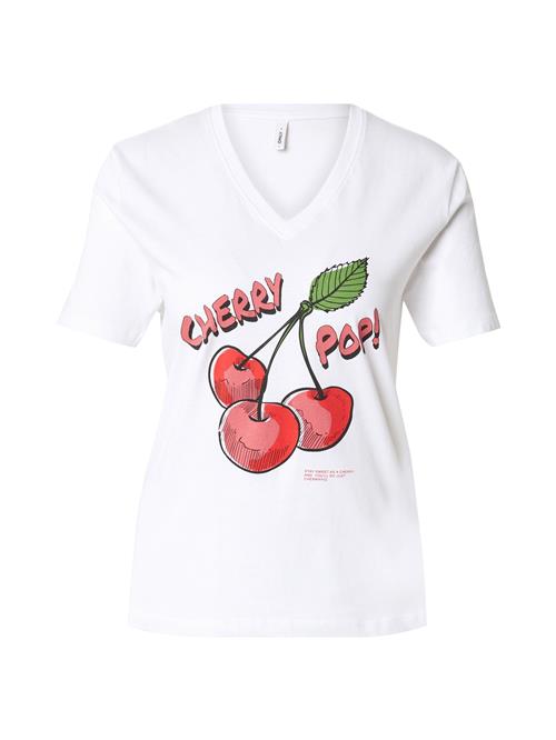 ONLY Shirts 'ONLHENNY'  oliven / cranberry / sort / hvid