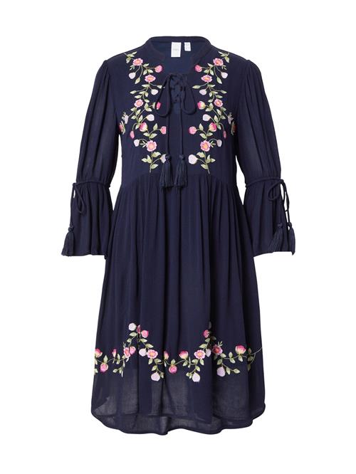YAS Kjole 'YASChella'  natblå / khaki / pink / hvid