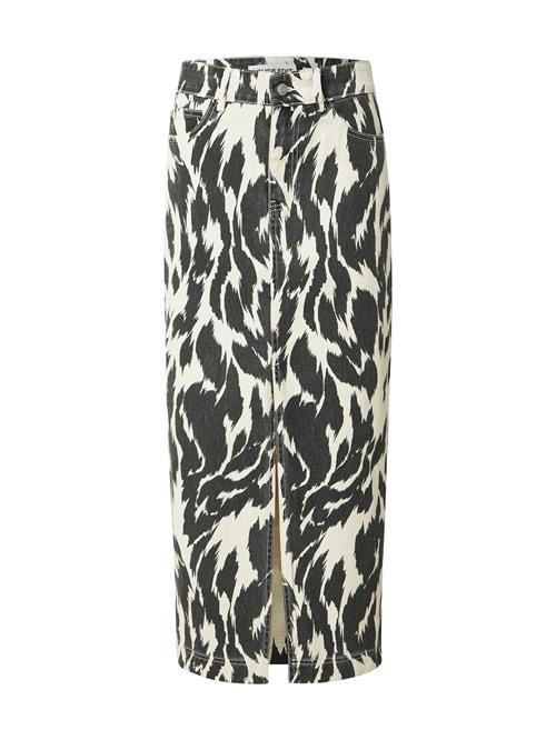 VILA ROUGE EDIT Nederdel 'ROUNOVA'  creme / black denim