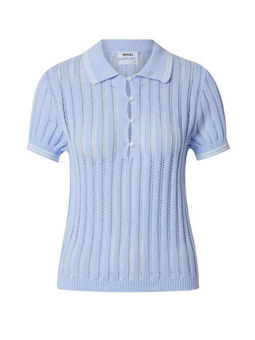 Monki Shirts  lyseblå / hvid