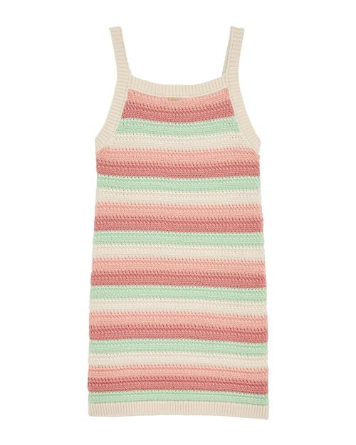WE Fashion Kjole  ecru / lysegul / mint / lyserød