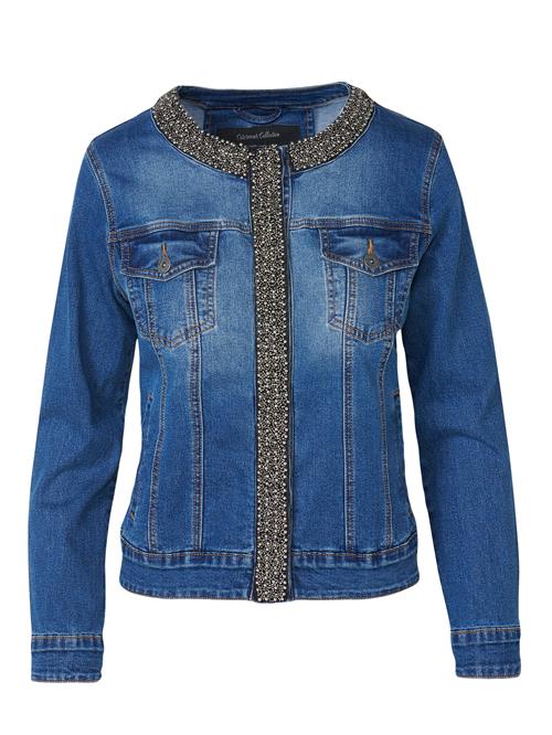 KOROSHI Overgangsjakke  blue denim / guld