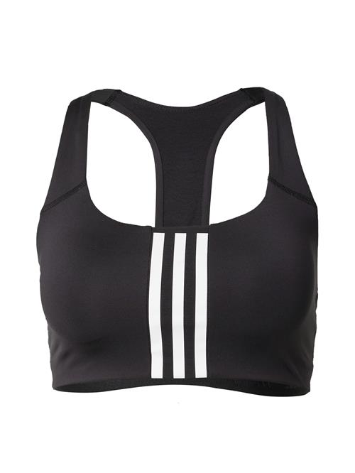 ADIDAS PERFORMANCE Sports-BH 'Powerimpact'  sort / hvid