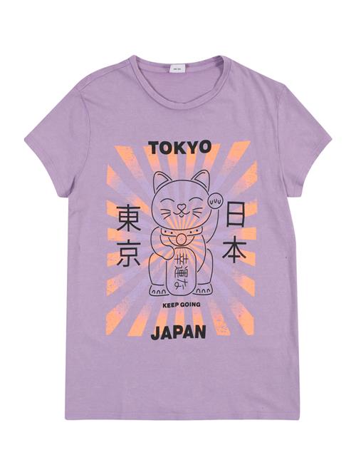 s.Oliver Bluser & t-shirts  lilla / orange / sort