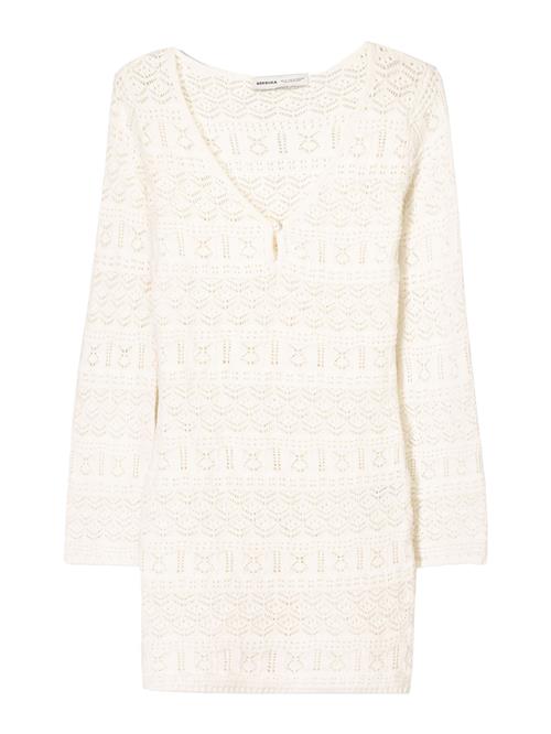 Bershka Strikkjole  lysebeige