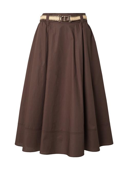 Twinset Nederdel 'GONNA'  beige / brun / guld