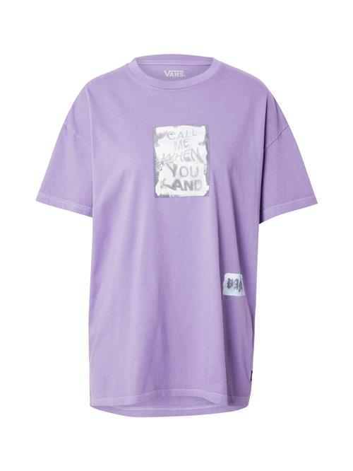 VANS Oversized bluse 'MISSED FLIGHTS'  himmelblå / taupe / lavendel / hvid
