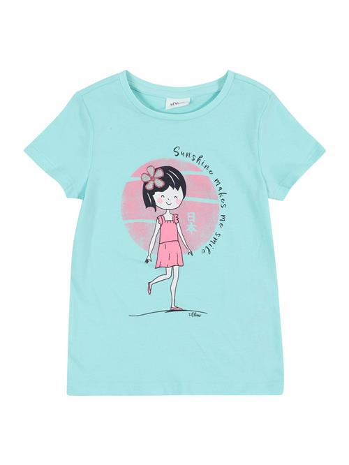 s.Oliver Bluser & t-shirts  mint / lyserød / sort / naturhvid