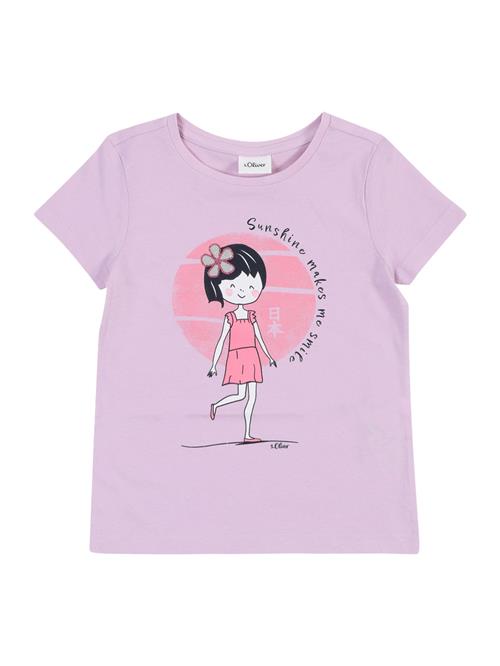 s.Oliver Bluser & t-shirts  lavendel / lys pink / sort / naturhvid