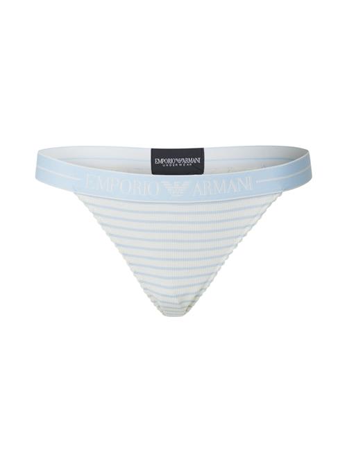 Emporio Armani String  lyseblå / hvid