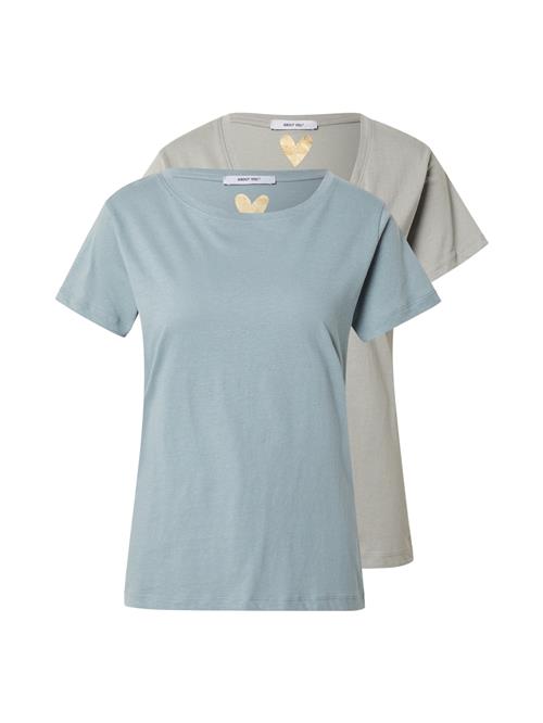 Se ABOUT YOU Shirts 'Hanne'  grå / mint ved About You