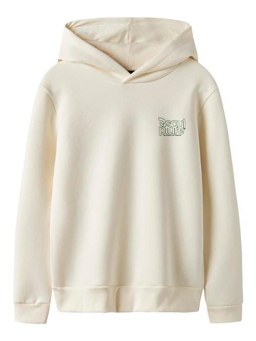 NAME IT Sweatshirt  smaragd / sort / hvid