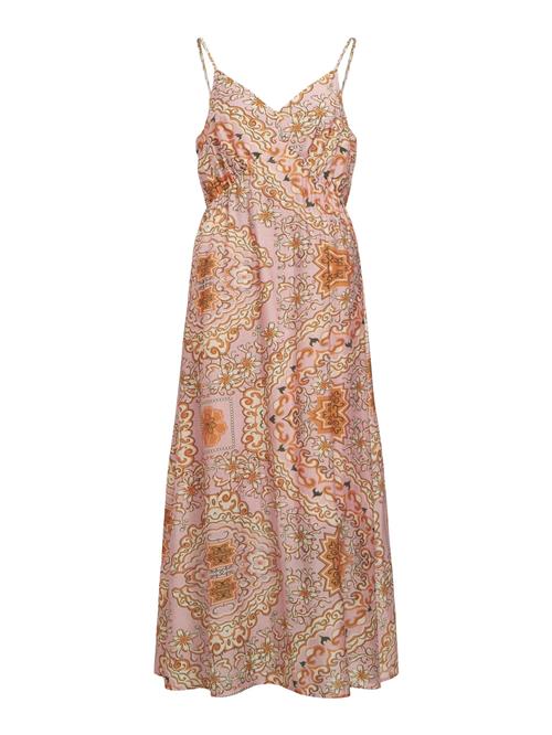 OBJECT Kjole 'OBJHolly'  beige / orange / lyserød / sort